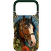 Belle Epoque Animals Custodia per iPhone 17 Pro Cavallo da tiro Clydesdale Art Nouveau