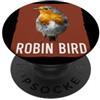 Robin Bird Outfit Incredibile costume da uccello per gli amanti dei pettirossi PopSockets PopGrip Adesivo