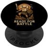 Gamer Nerd Funny RPG Gamer Culture Gamin Divertente Gamer Umorismo Gaming Warrior Controller Meme Storia Fan PopSockets PopGrip Adesivo