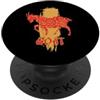 goat earth branch zodiac sign animal Chi Capra, elemento, animale, segno, mento, oroscopo PopSockets PopGrip Adesivo