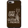 One More Guitar Custodia per iPhone 7 Plus/8 Plus Just One More Guitar I Promise Chitarrista Musica Umorismo