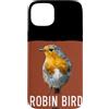 Robin Bird Outfit Custodia per iPhone 15 Plus Incredibile costume da uccello per gli amanti dei pettirossi