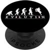 Evolution Sports Pro Designers Divertenti appassionati di rugby Levoluzione del rugby da Scrum a Ruck PopSockets PopGrip Adesivo