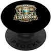 Glass Artist Suncatcher Glass Art Maker The Glass Always Half Full artisti della vetrata artistica PopSockets PopGrip Adesivo