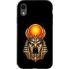 Wholesome Sketch Co Custodia per iPhone XR Ra Sun Disk Falcon Dio Antico Egitto Mitico Arte
