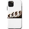 Mountain Climbing Climber Gifts Custodia per iPhone 11 Pro Max Evolution of a Climber Mountaineering Summit Alpine