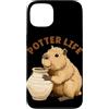 Pottery Capybara Outfit Custodia per iPhone 13 Divertente Capibara con Potter Costume per Ragazzi e Ragazze