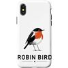 Robin Bird Outfit Custodia per iPhone X/XS Fantastico costume da pettirosso per ragazzi e ragazze