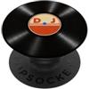 Wholesome Sketch Co Disco in vinile per DJ, stile retrò, per musica e arte grafica PopSockets PopGrip Adesivo