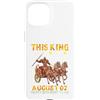 H9Shop Happy Birthday Was Born On August Custodia per iPhone 15 Questo re è nato il 2 agosto Buon compleanno a me e a te
