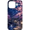 Quiet Japan Studio Custodia per iPhone 13 Pro Max Giardino notturno