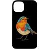 Robin Bird Outfit Custodia per iPhone 13 Carino animale uccello costume per gli amanti dei pettirossi
