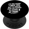 Funny Sarcastic Humor Joke Phrase Design Non sto dicendo che ti odio, ma... umorismo sarcastico divertente PopSockets PopGrip Adesivo