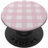 Pink Plaid Sunday Phone Grip Pink Plaid Sunday PopSockets PopGrip Adesivo