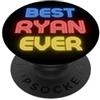 Disegni del nome Ryan Il miglior Ryan di sempre - Divertente nome Ryan PopSockets PopGrip Adesivo