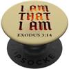 Theater Of Oneness Io sono Quello che sono | Esodo 3:14 Bibbia Fede Autorealizzazione PopSockets PopGrip Adesivo