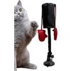 Generico Cat Punching Bag, With Catnip & Two Gloves, Giocattoli Di Gatto Interattivi Divertenti Per Gatti Interni, Borsa Per Boxe Per Gatti Con Aspirazione, Forniture Per Animali Domestici