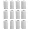 Zhufas 12 Rotoli Benda Elastica Autoadesiva,10 cm x 4,5 m Bendaggio Adesiva Coesiva per Mani, Piedi, Ginocchia, Braccia (Bianco)