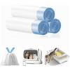 EZSKUUP 60 sacchetti autopulenti per lettiera per gatti Robotail-C32/C42&UBPET-C31/C41/C10/C20&Meowant-SC01/SC02/SC03/SC09