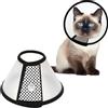 AFCJLTO Pet Cone Recupero, Collare protettivo regolabile Elizabeth Recupero, adatto a gatti di taglia piccola e media di peso compreso tra 3 e 5 kg (circonferenza del collo 22-25cm)