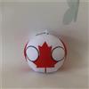 GANGKJDS Palla polacca da 9,9 cm in peluche, regalo per festival di campagna, giocattoli di peluche negli Stati Uniti, Giappone, Australia, Countryballs (colore: Canada, dimensioni: 9,9 cm)