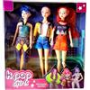 PRESTIGE & DELUXE Set 3 Bambole K pop Idols Stars Rumi Mira Zoey H 30 cm | Personaggi Anime Collezione Completa Fashion Dolls per bambine