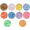Yiyifor 100 biglie di vetro colorate, 12 mm, per giochi da tavolo Arcade, giochi da tavolo sportivi, per attività all'aperto, giochi di scacchi cinesi in marmo, giochi di marmo (12 mm)
