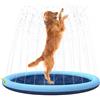 Scclcky Tappetino Splash Per Cani | Spruzzatore da Giardino Impermeabile,Piscina con Spruzzatore da Esterno,per Bambini Bambine Prescolari Famiglie Giardino Asilo Campeggio Spiaggia Patio