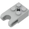 XYEIUGO 92013 Mattoncini a Cerniera Technic Speciali 2x2 con Ampio Ricettacolo a Sfera e Foro per Asse, 10 Pezzi GDS-1206-compatibile con Lego Mattoncini da Costruzione, Colore:Gris bleuté clair 194