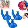 Hliloy Copertura di riempimento per palloncini d'acqua 2 in 1, facile da riempire, strumento autosigillante per palloncini d'acqua, pompa portatile per palloncini d'acqua per bambini (blu 3)