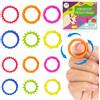 Ainiv 12 PZ Fidget Anello Toys, Fidget Ring Toys, Anelli Silicone Giocattolo Agitarsi, Sensoriale Autismo Giocattolo Anti Stress, ADHD Giocattoli Agitarsi per Scuola e a Casa