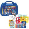 ODS - Paw Patrol - Valigetta Creativa con 19 Pezzi, Pennarellini, Libretto da Colorare, Sagome e Adesivi, Età Consigliabile 3+