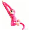 Generic Armato di scimmia a braccia lunghe, peluche da appendere di 27,6 pollici, pupazzo di peluche con scimmia che fa rumore e braccia lunghe, per tiracurte, decorazione per camera (Pink)