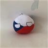 GANGKJDS Palla polacca da 9,9 cm in peluche, regalo per festival di campagna, giocattoli di peluche negli Stati Uniti, Giappone, Australia, Countryballs (colore: Repubblica Ceca, dimensioni: 9,9 cm)