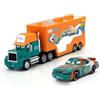 Yestree Auto da corsa per bambini, giocattolo Cars, set da 2 pezzi, veicoli, figurina, furgoni, modellino auto, bambini, compleanno/ricompensa (n. 92)