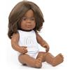 Miniland Bambola Aborigena Australiana Bambina 38 cm, realizzata in morbido vinile. Presentazione in scatola con biancheria intima, 31182