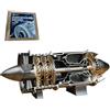 RCXTechPro WP-85 - Kit modello di motore a turbogetto con sistema a turbina rotante, modello meccanico di motore a getto per aeromobili stampato in 3D per ingegneria aeronautica, collezione hobby per adulti
