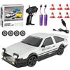Nzkeuf RC Drift Car, 1:24 Macchina Telecomandata Drift con Fari a LED, 4WD Drift Car con Sterzo Proporzionale e Telecomando, Auto Giocattolo Telecomandata per Adulti e Bambini