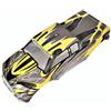 Generico Carrozzeria Monster RC Off-Road Truck Scala 1:10 1/10 Himoto - Body Shell per Auto Telecomandate - Modellismo RC (BRONTOSAURUS GIALLO GRIGIO)