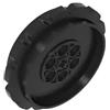 XYEIUGO 42529 Ruota Technic Ruota a Cingoli Grande Diametro 7 Fori 10 Pezzi GDS-2014 compatibile con Lego Mattoncini da Costruzione Colore:Noir 26