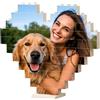 toyofmine Puzzle Block Personalizzato a Forma di Cuore，Mattoncini da Costruzione con Foto ，Personalizzabili Idea Regalo Coppia Natale SanValentino Anniversario