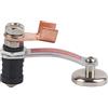 Lylithuif Supporto per morsetto di terra per saldatura magnetica Forte magnetismo Grande aspirazione Isolamento in silicone Asta di rame per la messa a terra di apparecchiature elettriche (MWGC1-300F2)