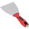 Sxhlseller Raschietto per Vernice, Raschietto per Pareti in Acciaio Inossidabile da 4 Pollici con Impugnatura Ergonomica in Gomma Morbida Antiscivolo, per Rimuovere Vernice Mastice per Finestre e
