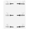 Toorx Accessori Set 6 perni porta pesi cod.SW-HOLDERASX-7 TOORX