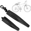 Hotype Parafango Bici, Copertura Completa Universale Addensare Allargare Parafanghi per Biciclette Parafango Regolabile, Anteriore e Posteriore Parafango, per Bici da Corsa, MTB, Nero, 2 Pezzi