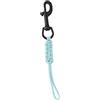 Cerlyiont Cinghia Subacquea Luminosa Intrecciata a Mano con Fibbia Rapida in Acciaio 316 per Attrezzatura Sub BCD (Blu luminoso)
