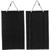 Tsawntd Espositore per Cinture per Arti Marziali, espositore sospeso per Cinture da Karate, Contiene 12, con Anelli Elastici, Supporto per Karate per Porta a Parete 14x25 cm