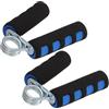 NAMOARLY Pinza per Mano Doppia per Allenamento Forza e Rinforzo Grip Struttura in Metallo e Abs, per Esercizi di Avambraccio e Polso Blu