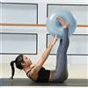 Generic Palla da Yoga in PVC con Pompa Gonfiabile per Allenamento di Equilibrio, Allenamento di Base, Pilates, Esercizi di stabilità, Ciambella, 50 Cm, 900 g. (Grigio)