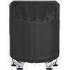 Tsawntd Copertura per Mini Trampolino, Copertura per Trampolino Oxford per carichi Pesanti Impermeabile e Resistente ai Raggi UV per Esterni (Nero), Molla ombreggiante da 57x57 Pollici